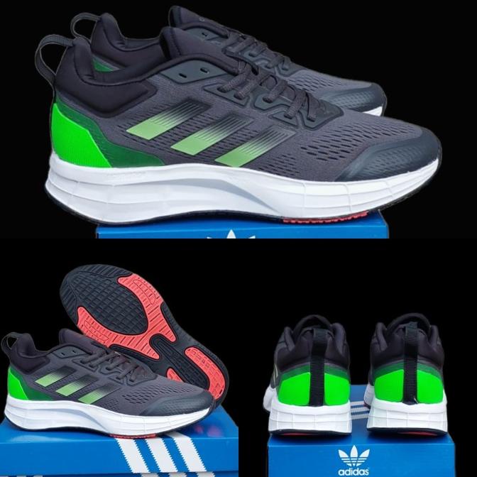 sepatu Runing pria Adidas putih silver original Indonesia duramo 40-44