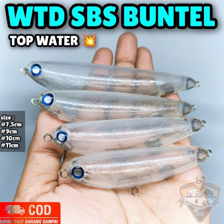 BISA COD WTD SBS BUNTAL LURE SPLASH TOP WATER LARIS