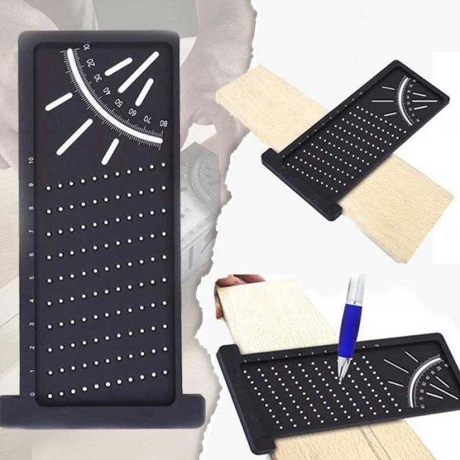 

Penggaris Mark Line Measuring Ruler Woodworking With Pencil M142