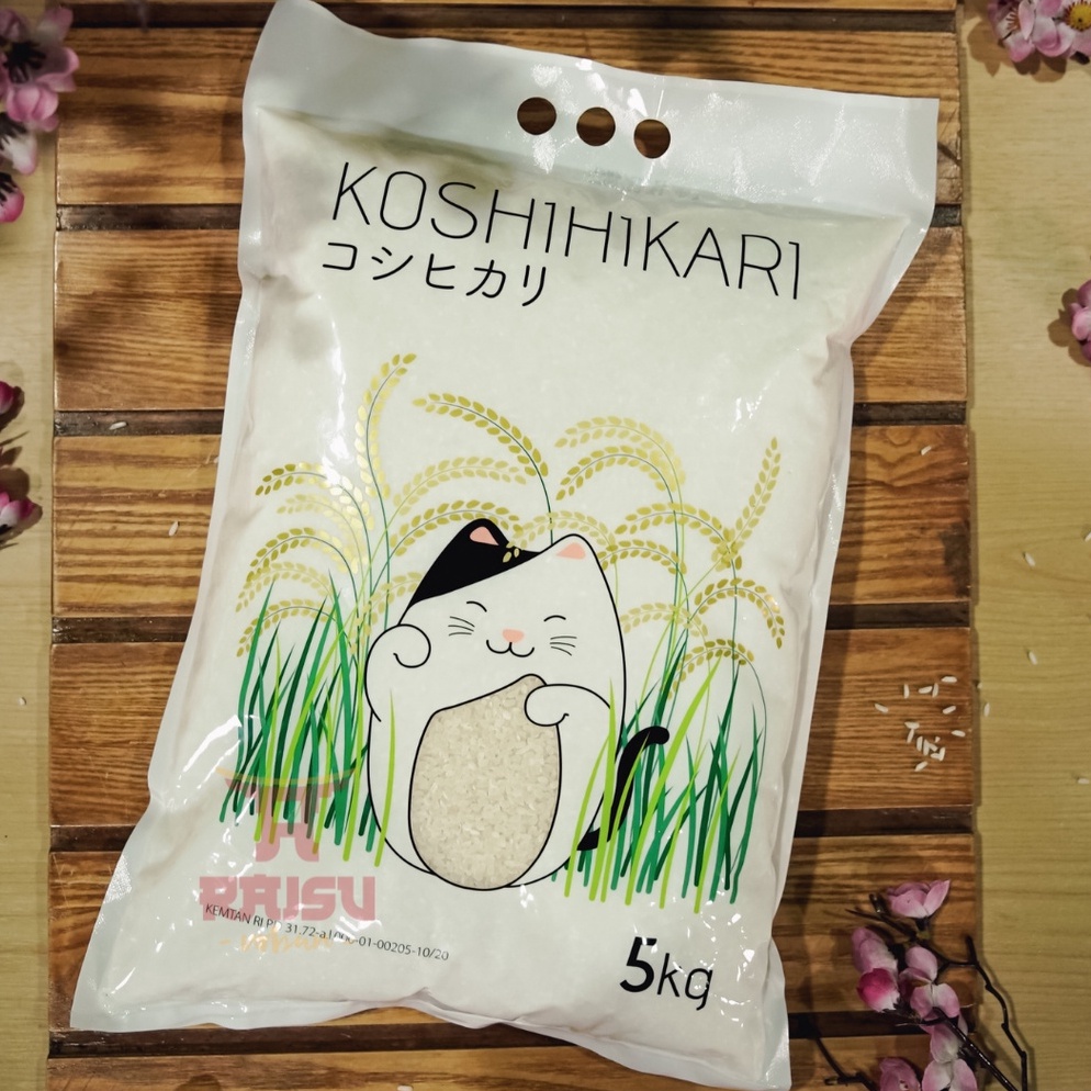 

Best Product.. BERAS JEPANG JAPONICA BERAS KOSHIHIKARI 5KG RAISU URBAN 7CD