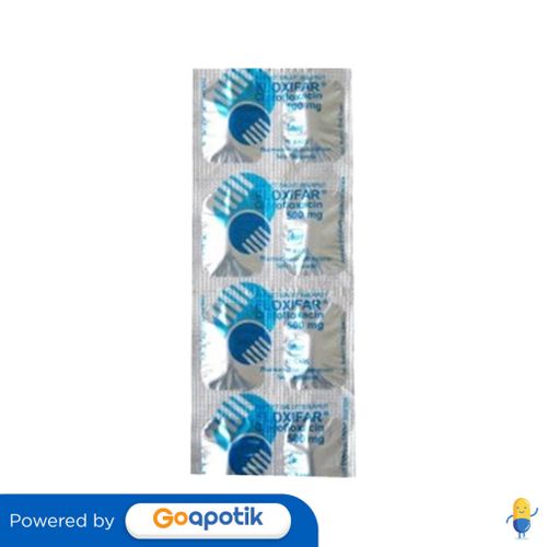 FLOXIFAR 500 MG STRIP 10 KAPLET