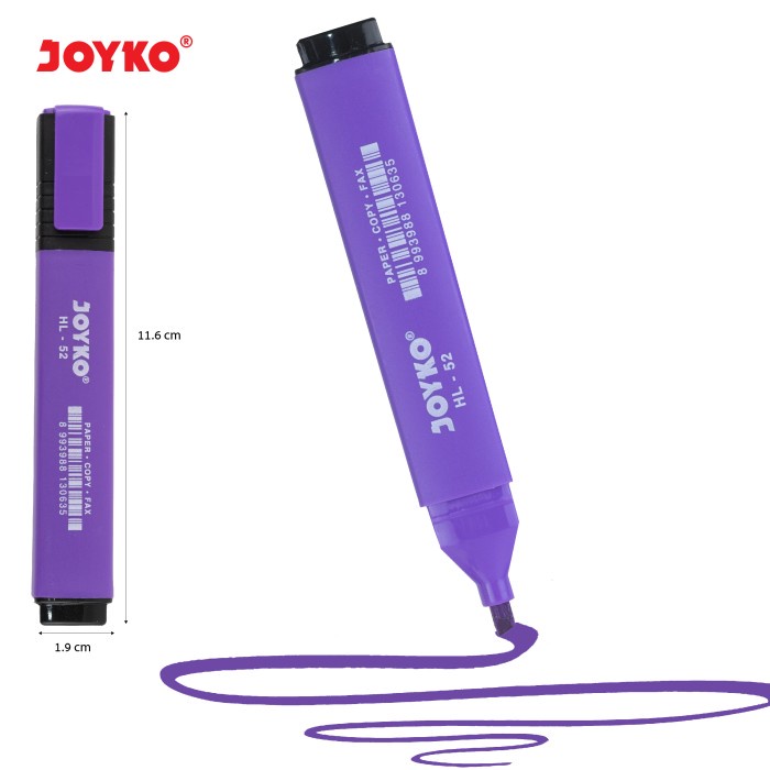 

Joyko Highlighter Penanda Berwarna Kertas