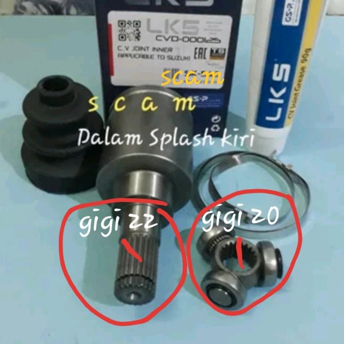 Terlaris Cv Joint Dalam As Roda Depan Dalam As Kopel Suzuki Splash Kiri