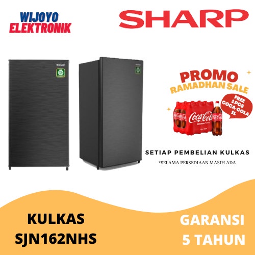 {{COD AKTIF}} Kulkas Sharp 1Pintu SJN 162NHS / Refrigerator Sharp SJN162NHS FREE ONGKIR Kode 881