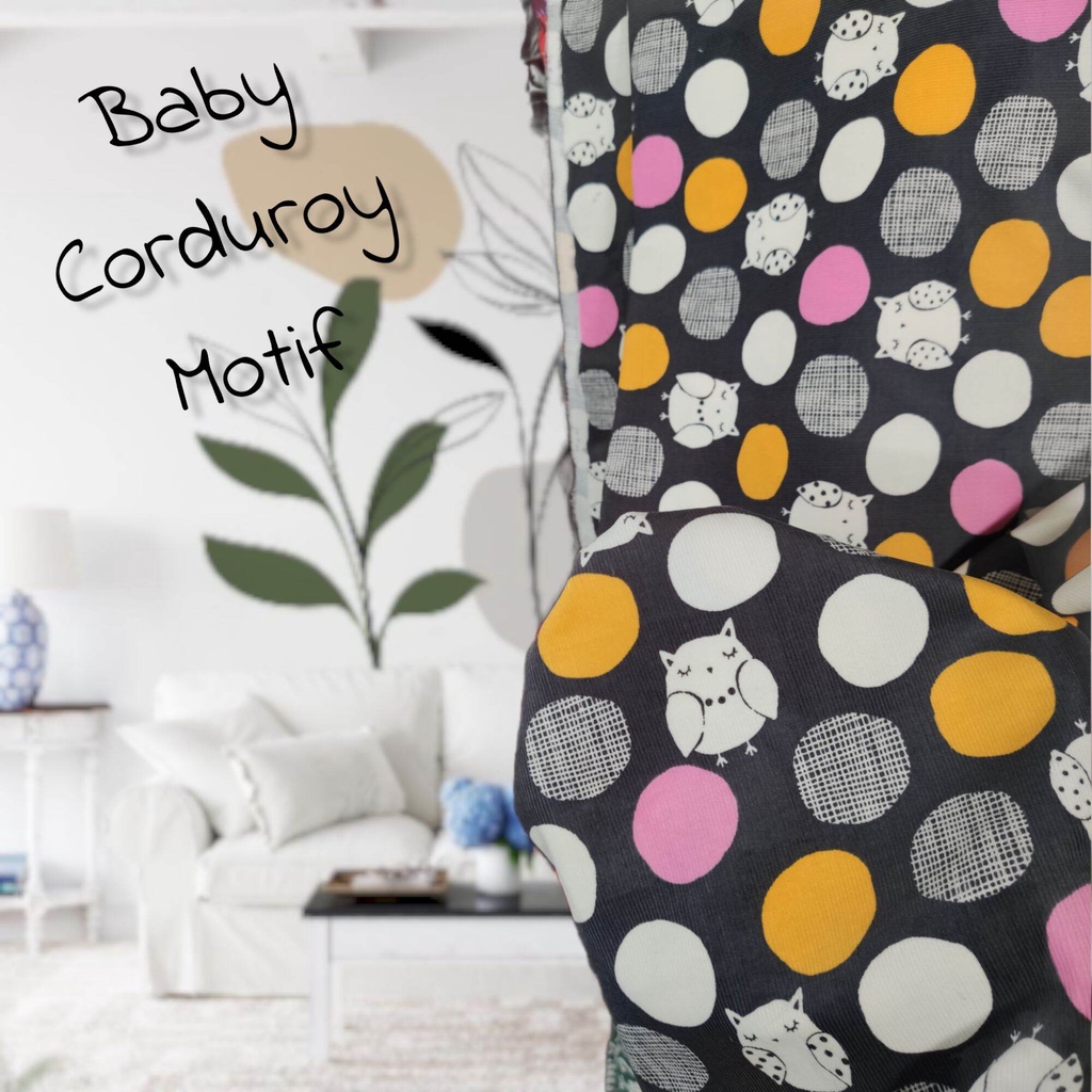 kain baby corduroy motif