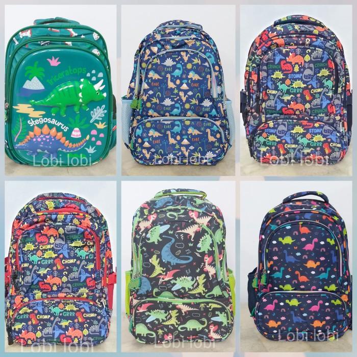 Tas Sekolah Ransel Anak Sd Dinosaurus Dino