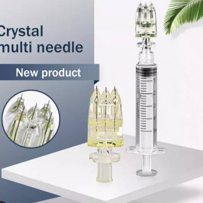 Terlaris Crystal Meso Multi Needle 5 Pin Jarum Korea Mesoterapi Serum
