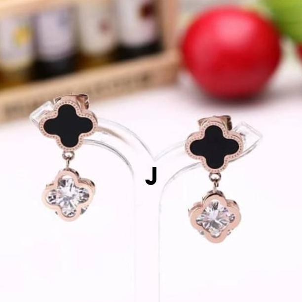 Promo Anting Korea Titanium Aneka Model Anti Karat &amp;Alergi Wxs