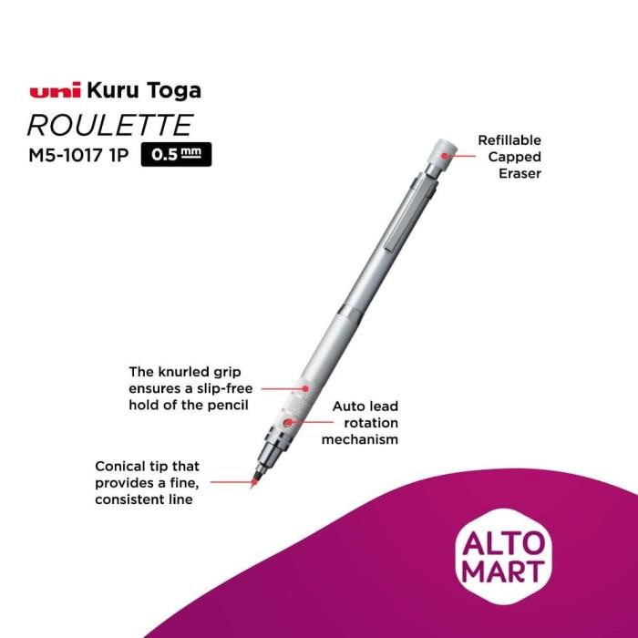 

Uni Kuru Toga Roulette Mechanical Pencil 0.5 Mm
