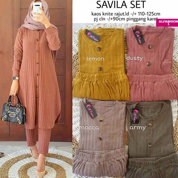 [HTB67] Setelan Wanita Kaos Knit Rajut Import Tebal Adem Nyaman Bagus Fashion Muslim Remaja Kekinian
