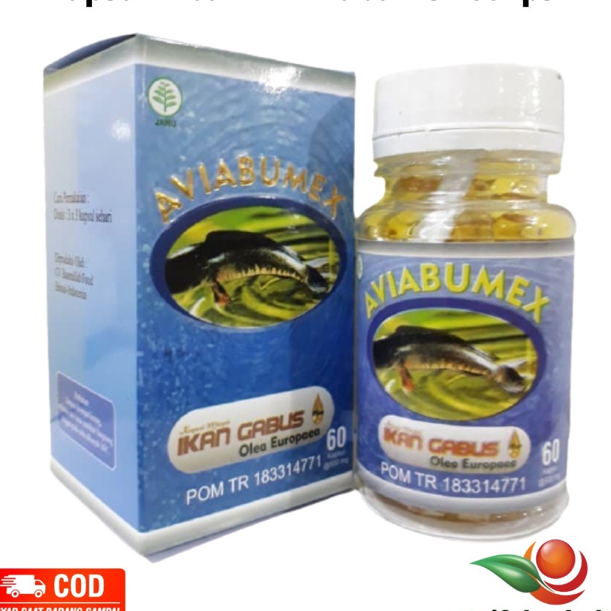 

Terbaru! Kapsul ikan gabus Kapsul Albumin Merek Aviabumex herbal Pengering Luka pasca operasi isi 60kp