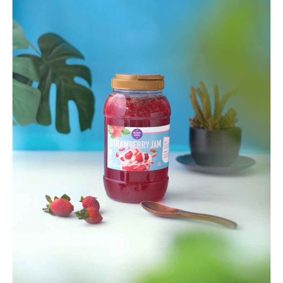 

Berkualitas 2.3 kg Boba King Strawberry Jam