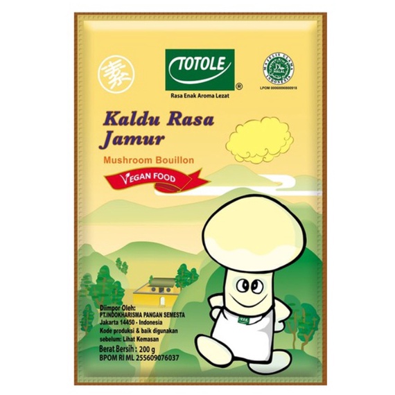 

➭Ready stock← JM0PH Totole Kaldu Rasa Jamur 200 gr A75 Terlaris