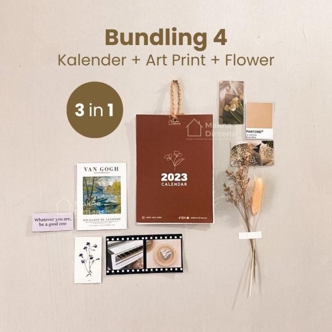 

Kalender Dinding Aesthetic (Rami) A6/ Wall Calendar Aesthetic 2023