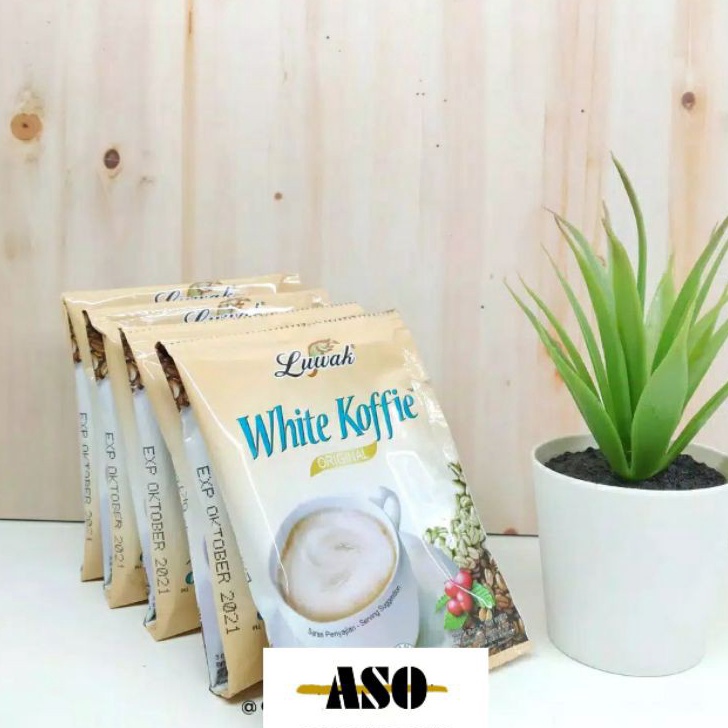 

[KODE PRODUK RCRHS8555] Kopi Luwak white Coffe original 20g RENCENG ( ISI 10)