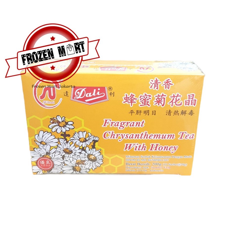 

[KODE PRODUK 6A0GE4378] DALI Chrysanthemum Tea With Honey SU Brand 200gr / Teh Kembang Putih Dengan Madu/Teh Kembang Chrysanthemum