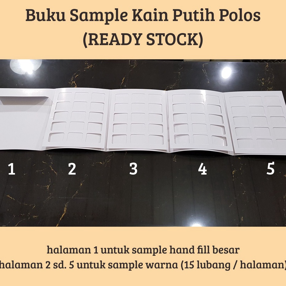 

[KODE PRODUK EBJG76938] Buku sampel warna kain ( READY STOCK )