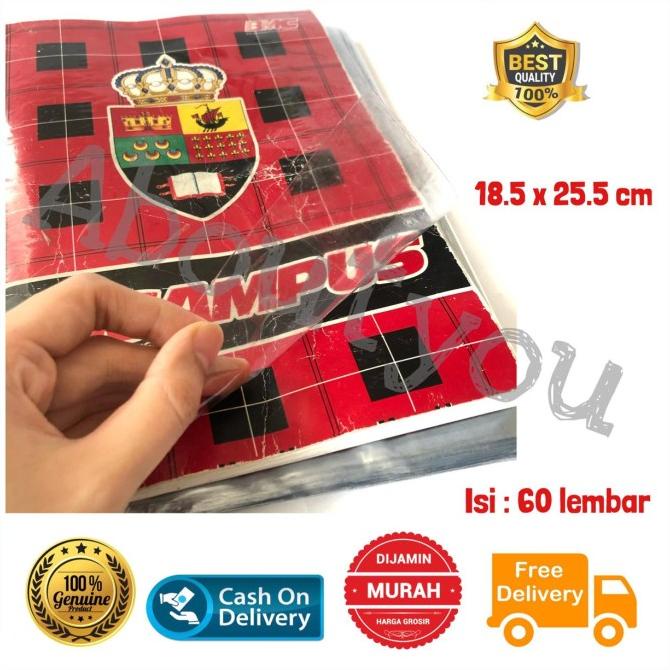 

Sampul Mika Bening Boxy Sampul Buku Plastik Besar Bigboss Campus 10Pcs