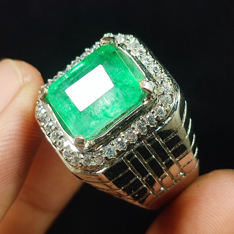 BATU ZAMRUD COLOMBIA ASLI NATURAL SIAP PAKAI