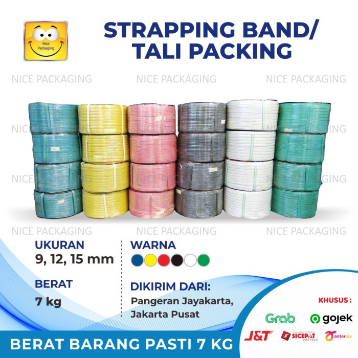 

Terlaris Tali Packing / Tali Strapping Band Berat 7Kg