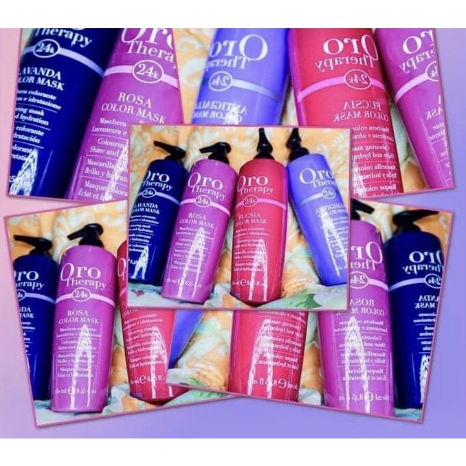 ORO THERAPY FANOLA HAIR COLOUR mask MASKER RAMBUT WARNA ITALY