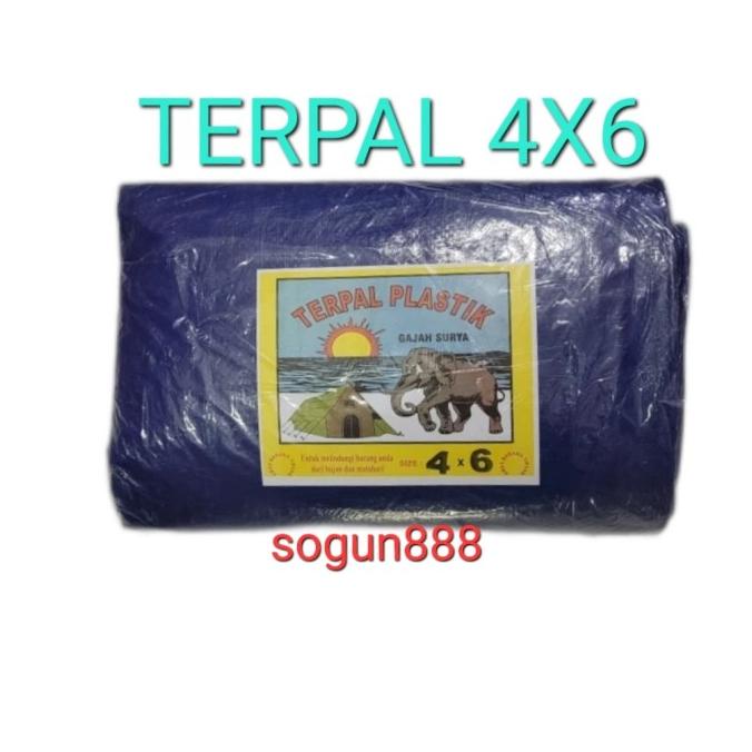 Terpal Plastik 4x6 meter. Terpal 6x4 type A3