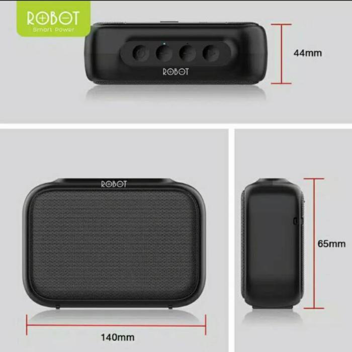 Speaker Bluetooth Robot Rb100 Music Box Wireless Super Bass Mini