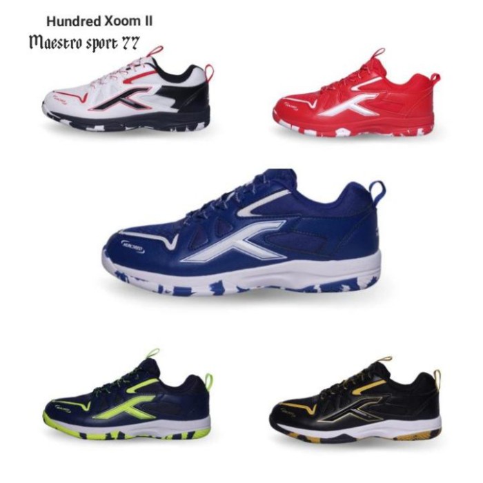 Terlaris Sepatu Badminton Hundred Xoom Ii / Hbfs - 2M 109 Xoom Ii Original