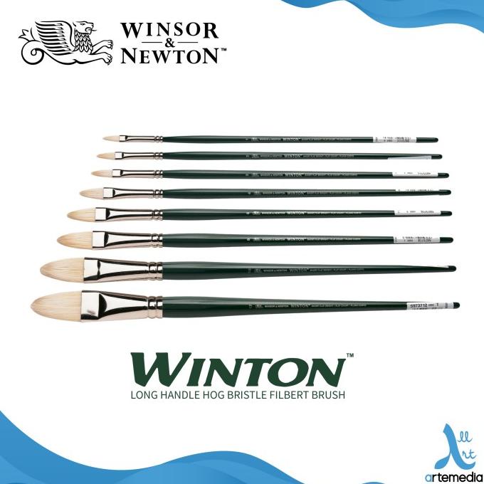 

Kuas Lukis Winsor & Newton Winton Hog Filbert Bristle Brush LH