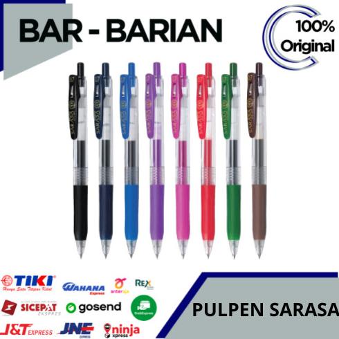 

Pulpen Zebra Sarasa 0.5/0.7/1.0 - Hitam / Biru / Merah