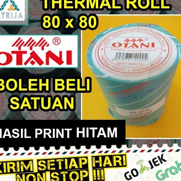 

VKGR5798㊣ Kertas Struk Kasir Thermal Paper Roll 80x80 ㊠