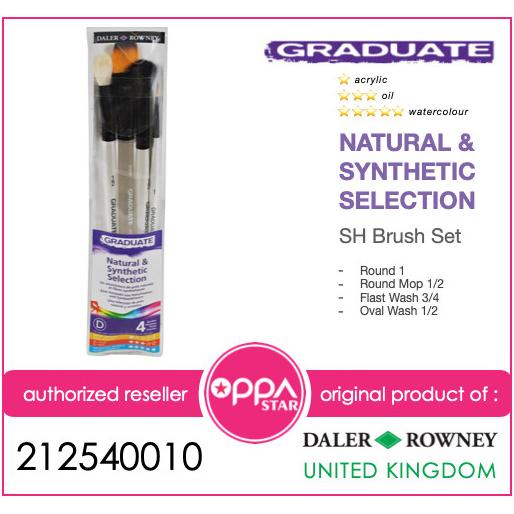 

Kuas Lukis Set High Quality Daler Rowney Graduate Brush SH 212540010