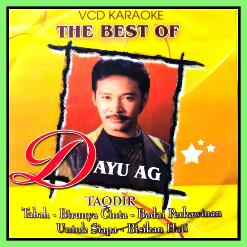 Kaset VCD Musik 12 Lagu Dangdut Klasik Dayu AG. Album Terlaris.