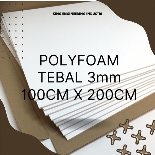 

Terlaris Polyfoam Board Sheet 3Mm Size 100Cm X 200Cm Busa Lembaran