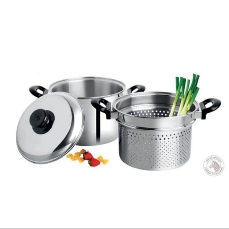 ZEBRA 163764 PANCI SPAGHETTI STRAINER POT 22CM STAINLESS SUS 304