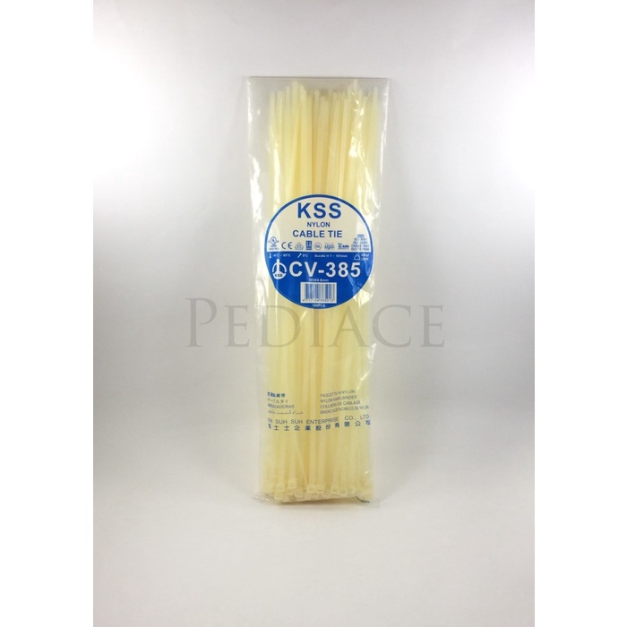 

Kabel Ties 38,5CM (385x4,8mm) KSS NYLON CABLE TIE CV-385 Taiwan 100PCS