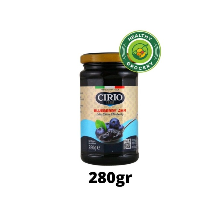 

Cirio Blueberry Jam 280Gr / Selai Buah Blueberry