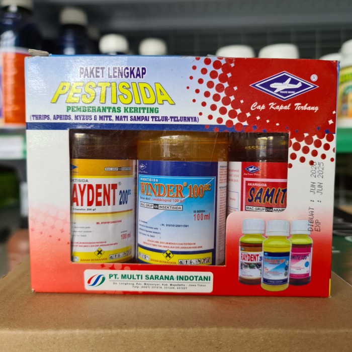 Terlaris Paket Pestisida Lengkap Untuk Obat Keriting Tanaman Cabe