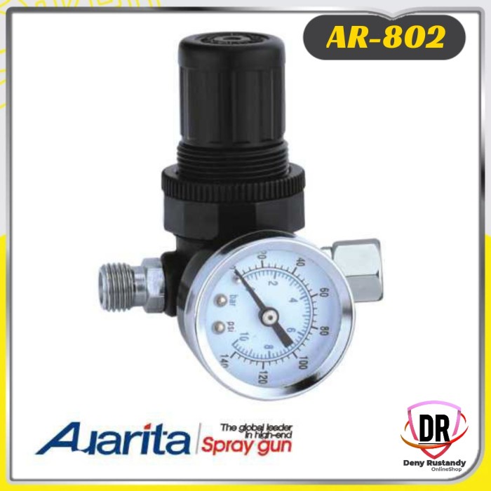 Terlaris Auarita Ar802 Air Pressure Regulator Spray Gun With Manometer