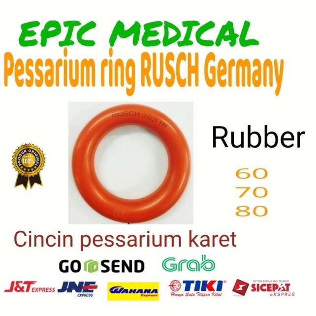 

Terlaris Pessarium Ring Rusch, Cincin Pesarium Penyangga Uterus, Rusch Jerman