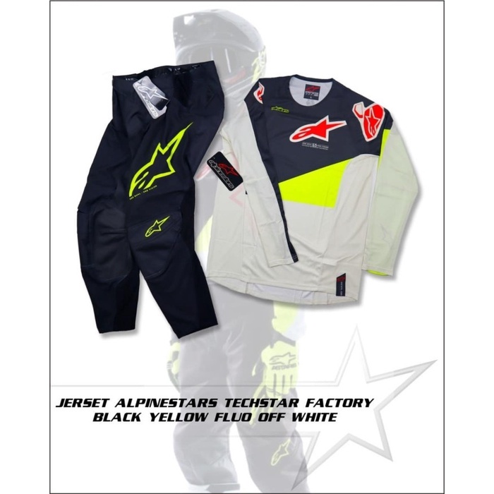 JERSEY SET GEAR SET ALPINESTAR TECHSTAR FACTORY