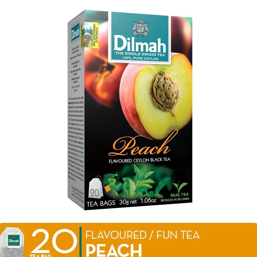 

[KODE PRODUK Z99CJ7765] Teh Dilmah No Envelope 20 sachet peach