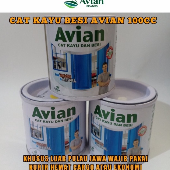 

[KODE PRODUK LDFHH6843] Cat Minyak Avian 100cc / Cat Besi Avian / Cat Kayu Avian / Cat Avian High Gloss Enamel.