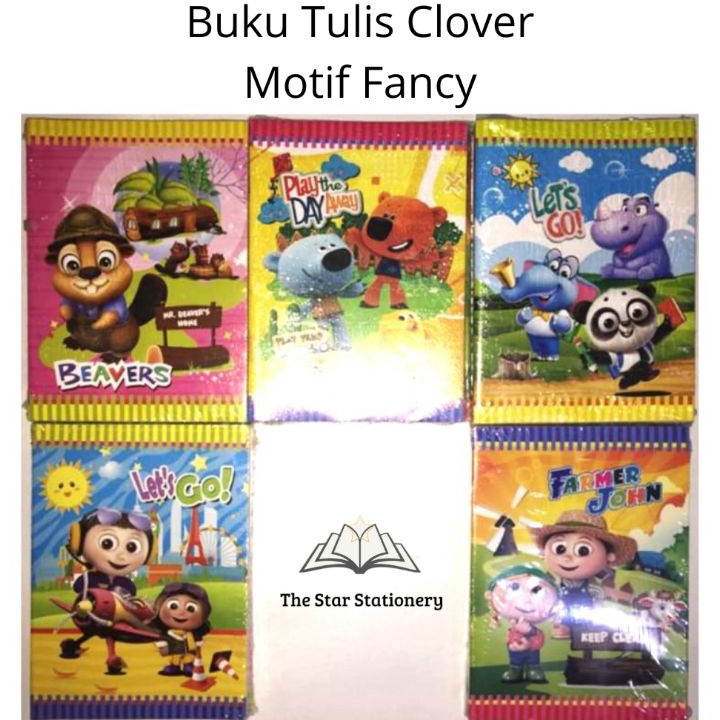 

[KODE PRODUK RIDZU9765] Buku Tulis Clover 38 Lembar ( 1 Pack isi 10 Pcs)