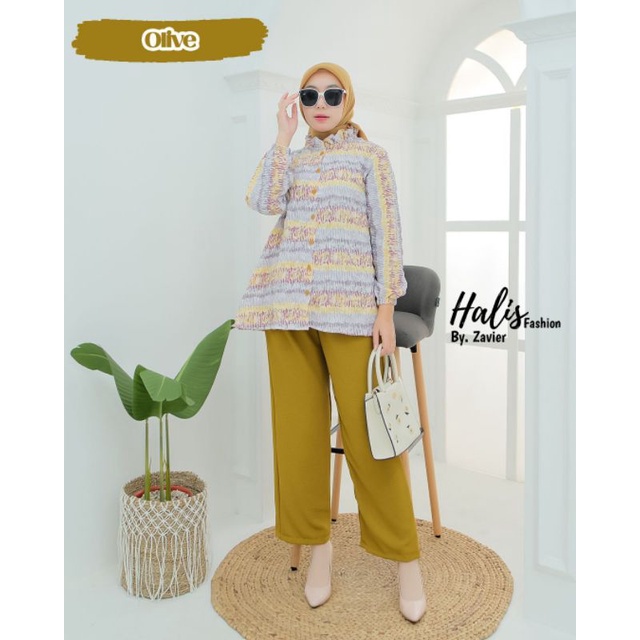 HALIS FASHION / ONESET ABSTRAK HALIS FASHION/ ONESET SALUR HALIS FASHION