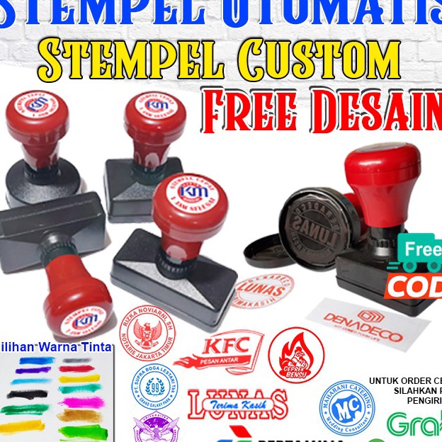 

❂ MCMXCIX 3326 Stempel Custom Free desain Ready Stok ♙