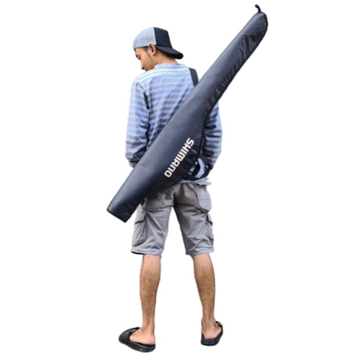 Terlaris Tas Pancing Shimano Navy - Tas Joran Selempang 100Cm