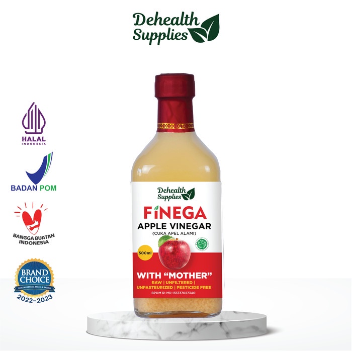 

Dehealth Supplies VINEGA CUKA APEL 500ml (Botol Kaca)