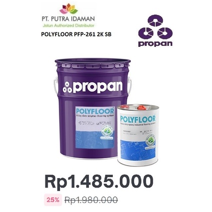 CAT DASAR LANTAI POLYFLOOR PRIMER PFP 261-2K SB CLEAR / 20Kg set