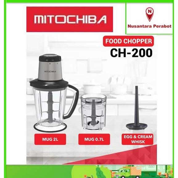 MITOCHIBA CH 200 Magic Chopper / Food Chopper (Blender Daging)